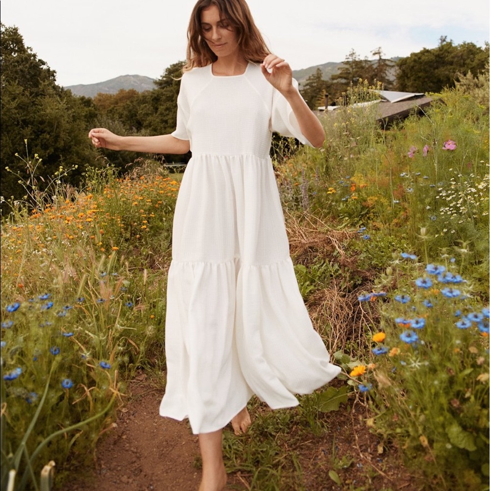 EUC Christy Dawn Theo Dress in Alabaster